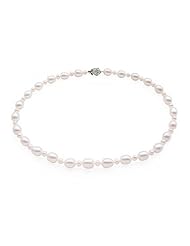 Blue Pearls - White cultured Pearl Necklace - BPS 1201 O