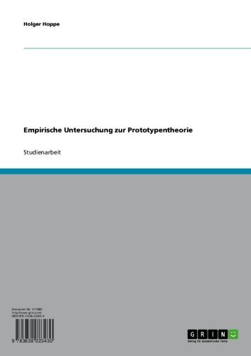 Empirische Untersuchung zur Prototypentheorie (German Edition)