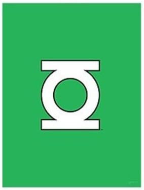 DC Comics Green Lantern Logo Green Fabric Poster