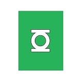 DC Comics Green Lantern Logo Green Fabric Poster
