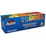 Austin-Cookies & Crackers Variety Pack, 45 ct
