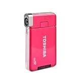 Toshiba Camileo S30 Full-HD Camcorder (7,6 cm (3 Zoll) Touchscreen, 8 Megapixel CMOS, 16-fach dig. Zoom, Kartenleser, HDMI, USB 2.0) raspberry