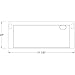 ICI - WHL-72BCSR - Work Surface, Fume Hood, 72in.W, 1in.H