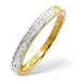 9ct Eternity Diamond Ring.