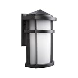 Kichler Lantana Large 1 Light Outdoor Wall Mount Bracket Fixture Textured Granite