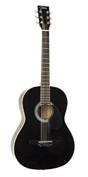 Johnson JG-100-B Student Acoustic Guitar, Black