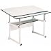 ALVIN WorkMaster Drawing/Drafting Table White Base with 37.5 X 72