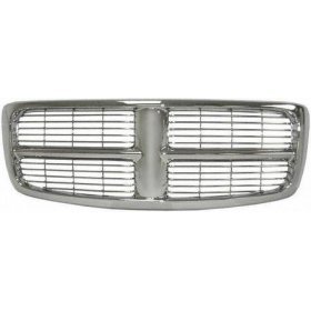 All Chrome Grille Grill 02-05 Dodge Ram Truck Sport Bar 02 03 04 05 2002 2003 2004 2005 Pickups Trucks