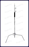 StudioHut Premium 11ft Century C Stand with 2 Risers, 5/8" stud and collapsible base