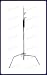 StudioHut Premium 11ft Century C Stand with 2 Risers, 5/8" stud and collapsible base