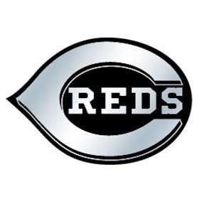 Cincinnati Reds Silver Auto Emblem