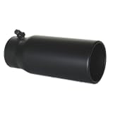 A.P. FLAT BLACK Exhaust Muffler Tip for FORD POWERSTROKE and CHEVY DURAMAX with Stock... by Unknown