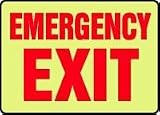 EMERGENCY AND FIRE E EMERGENCY EXIT 10