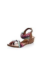 Bueno Sandalias de cuña (Multicolor)