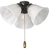 Progress Lighting Fan Glass Filter and Light Kit P2642-20 Antique Bronze