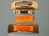 1x4 Amber LED Marker Light Truck Trailer Boat RV Lights by Global Parts