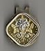 Bahamas 15 Cent White Hibiscus Two Tone Coin Ball Marker