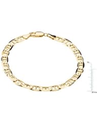 6mm Anchor Chain Bracelet 14K Yellow 8.5 Inch Ch628
