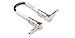 Hosa CPE-112 Right Angle to Right Angle Guitar Patch Cable, 12 Inch