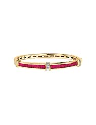 De Hago - Ruby & Diamond Bangle