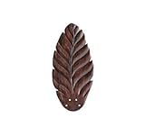 Emerson B50DC Hand Carved Leaf Blades, 23-Inch Long, 11-Inch Wide, Dark Cherry, Set of 5