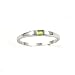 Jewelry : Sterling Silver Baby Ring with Peridot CZ - Sizes: 1-4