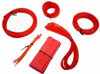 Sleeving Kit, Red UV, Sleeving, Heatshrink Tubing, & Cable Ties
