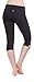 Hard Tail Rolldown side slinger capri pants (charcoal)