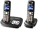 Panasonic KX-TG8022GT, DECT Schnurlostelefon mit Anrufbeantworter und zusätzlichem Mobilteil inkl. Ladeschale, titan-schwarz