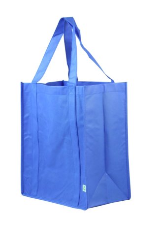 Non-woven Eco Super Value Shopper Tote Bag, Royal Blue