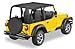 Bestop 5253235 Black Diamond Safari-Style Bikini Top For 2003-2006 Wrangler (Except Unlimited), Large