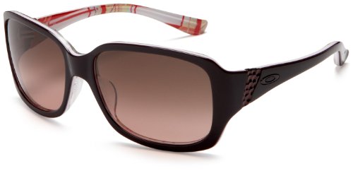 Damen Sonnenbrille Oakley Discreet Purple Plaid g40 black