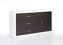 Babi Italia Scandi Two Tone Combo Dresser, White/Choc