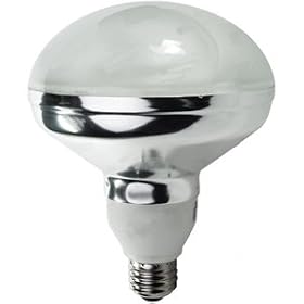 30 WATT R40 CFL 50K HIGH LUMEN FULL SPECTRUM COMPACT FLUORESCENT LIGHT BULB 120 WATT REPLACEMENT SUPRA LIFE 10,000 HOURS