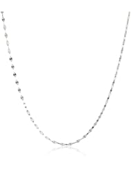 Sterling Silver Flat Curb Link Necklace