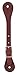 Weaver Leather Women's Latigo Leather Spur Straps, Burgundy