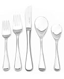 J.A. Henckels Premier Series Manor 45-Piece Stainless Steel Flatware Set, Service for 8