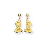 Gold-plated SS Disney Donald Duck Earrings