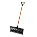 Tools & Hardware : Suncast SPH2490 24-Inch Snow Shovel Pusher with Shock Absorbing Spring D-Grip Handle