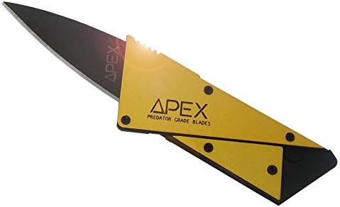 "PREDATOR GRADE BLADES" Credit Card Knife - Scorpion Amber or Slime Green --Random Color Sent-- The Folding, Ergonomic, Tactical, Survival Knife That Fits in Your Wallet. New for 2016!