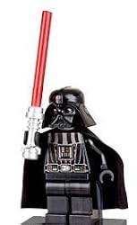 LEGO Star Wars LOOSE Mini Figure Darth Vader with Silver Lightsaber