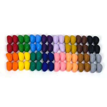 Just Rocks 64 Crayons in 16 colors