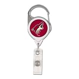 Phoenix Coyotes Retractable Badge Holder Keychain