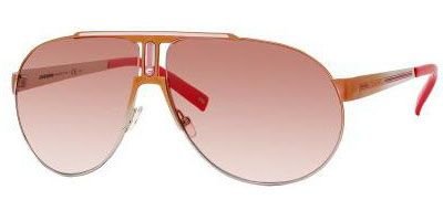 Authentic Carrera Sunglasses PANAMERIKA 1 SHINY CORAL SMOKE ROSE SMOKE MIRROR LENS KYAF5