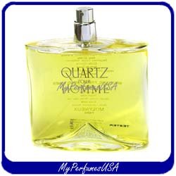 Quartz By Molyneux 3.3 / 3.4 Oz 100 ml Edt Eau De Toilette Cologne for MAN NEW Tester