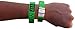 Goldistock Event Wristbands VIP Deluxe Neon Green 500 Count | ¾” Arm Bands | Paper-Like Party Armbands | Wrist Bands