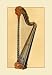 12 X 18 Stretched Canvas Poster Pedal Harp