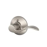 Schlage F170ACC619RH Accent Right Hand Dummy Lever, Satin Nickel