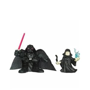 Star Wars 2010 Galactic Heroes Mini Figure 2Pack Emperor Darth Vader