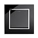 Retrotouch 1 Gang Glass light switch in Black